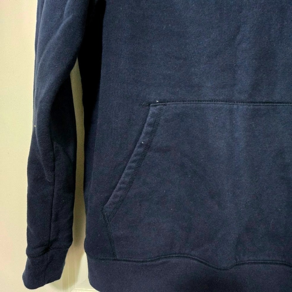 Tek Gear Mens Hoodie Ultrasoft‎ Fleece Navy Blue Casual Sporty Size M - Picture 3 of 5